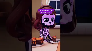 🎃☠️😱 Chumbala Skeleton Dance 🎶👻 Happy Halloween! 🎉 #appmink #nurseryrhymes #kidssong #cartoon