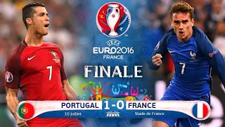 Portugal 1-0 France Résumé Final De L'Euro 2016 (HD)