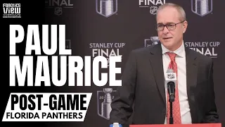 Paul Maurice Reacts to Florida Panthers Losing Stanley Cup Finals vs. Vegas & Reveals Tkachuk Injury