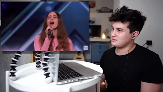 Vocal Coach Reaction to Makayla Phillips Golden Buzzer - America's Got Talent