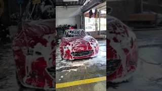 Mazda Miata Mx5 gets a car wash