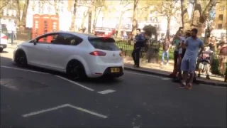 INSANELY LOUD Seat Cupra R - Revs, Pops and Flame! (With Police Warning)