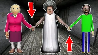 Granny vs Ice Scream vs Scary Teacher - funny horror animation (51-60 part. all series in a row)