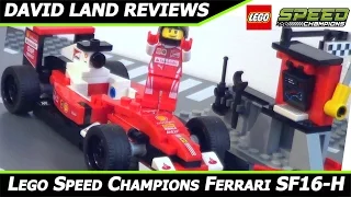 Lego Speed Champions Scuderia Ferrari SF16-H FORMULA ONE [75879] HD Unboxing/Review