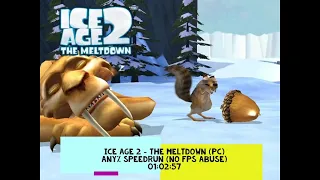 Ice Age 2: The Meltdown (PC, NFPSA) Any% Speedrun 01:02:57 NEW PB