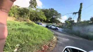 350z x bmw e30 uphill drifting