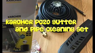 Unblocking My Drain - Karcher PC20 Gutter and Pipe Cleaning