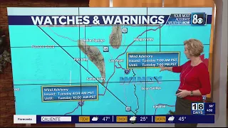 Winter storm moving into Las Vegas valley