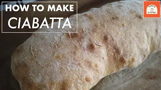 How to Make CIABATTA / Rustic Italian Bread / Homemade and No-Knead