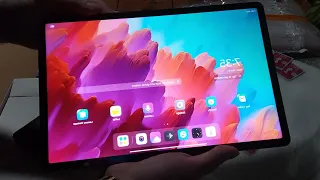 Tablet LENOVO XIAOXIN PAD PRO 12.7. Распаковка планшета, обзор чехола с клавиатурой