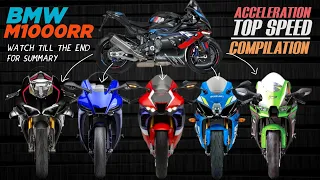 M1000RR 🆚️ Panigale V4 🆚️ YZF R1 🆚️ CBR1000RR  🆚️ GSX R1000R 🆚️ ZX10R | Compilation 🔥🔥