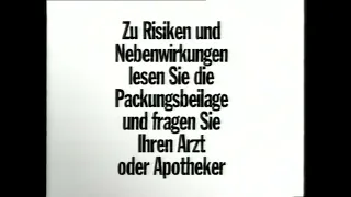 Zu Risiken und Nebenwirkungen Hinweis 1999