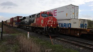 CN Trains Including One On The Siding May 8th