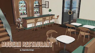 MODERN RESTAURANT | The Sims Freeplay | House Tour | Floor Plans | Simspirational Designs