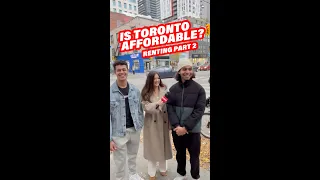 How Much Torontonians Make A Year & What They Pay In Rent - Part 2 #shorts