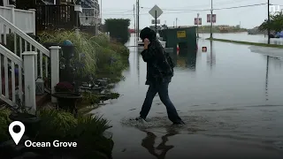 Rain triggers major flooding at the Jersey Shore