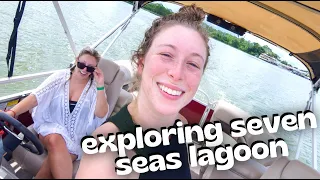 Renting a Boat at Disney World | Exploring Seven Seas Lagoon and Disney's Abandoned Attraction