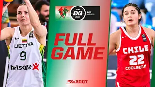 CHILE 🇨🇱  SHOCK Lithuania 🇱🇹 | Women Full Game | FIBA #3x3OQT 2024