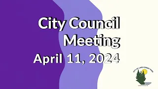 April 11, 2024 Regular Business Meeting