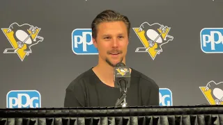 Erik Karlsson doesn’t anticipate a problem co-existing with Kris Letang.