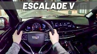 2023 Cadillac Escalade V | POV NIGHT DRIVE