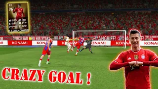 Robert Lewandowski goalscoring amazing goal by Robben assist Pes #shorts