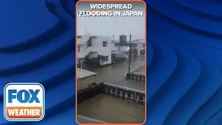 Typhoon Khanun Sparks Widespread Flooding In Japan