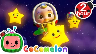 Twinkle Twinkle Little Star 2 HOUR LOOP | CoComelon JJ's Animal Time | Animal Lullabies for Kids