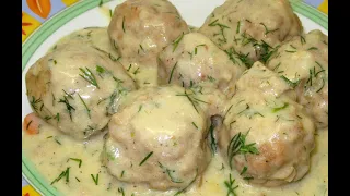 Pulpety w sosie koperkowym-pomysł na pyszny obiad, klopsiki w sosie koperkowym (meatballs)