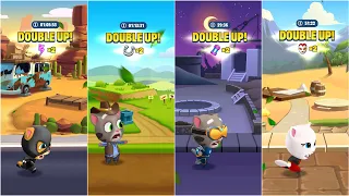 Talking Tom Gold Run - Super Ginger + Cowboy Tom + Hyper Tom + Angela (Android iOS)