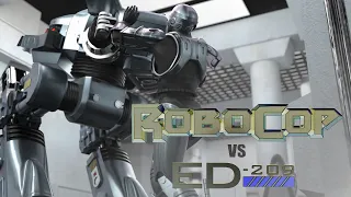 Robocop vs Ed209 3D tribute