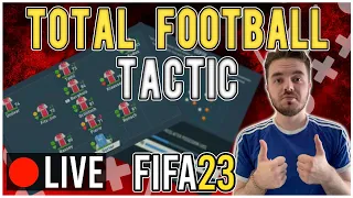 LIVE | Creating a 3-4-3 Total Football Tactic | FIFA 23