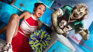 Cheerleaders VS Zombies / Zombie Apocalypse Survival Hacks