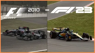 Japan But Every Sector the Game Gets NEWER | F1 2010 - F1 23