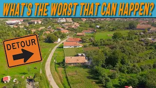 Is it wise to take a detour in a Bulgarian Village? Something you should really think about!