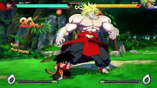 DRAGON BALL FighterZ - Goku (GT) VS Broly