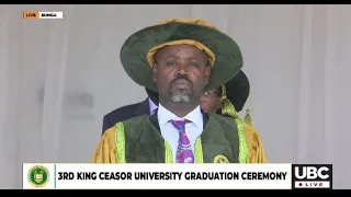 LIVE: 3RD KING CEASOR UNIVERSITY GRADUATION CEREMONY || 23RD MARCH, 2023