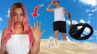 I LOST MY ENGAGEMENT RING PRANK!! *HE FREAKED OUT*