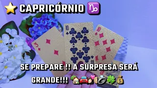 ⭐️ CAPRICÓRNIO ♑️ ESSA SURPRESA VAI MUDAR SUA VIDA PARA SEMPRE !!🔮✨