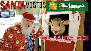 Santa Visits Stew Leonard's | Kids Learn How Food Is Made | Go Santa Go | Ep 4