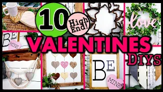 10 CLEVER VALENTINES DAY DIYS you can TRY in 2022 | HACKS and EASY IDEAS from the Dollar Store