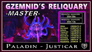 Master Gzemnid's Reliquary w/ Active Spell Timers & Dps Chart (ACT) Paladin Tank PoV Neverwinter M25