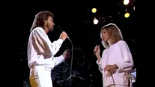 Barbra Streisand & Barry Gibb - Guilty - Live 1986 HQ - (With lyrics in Description)