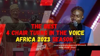 The best 4 Chair Turns in the Voice Africa 2023 Blind Auditions Season 1