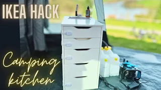 DIY Camping kitchen Ikea hack