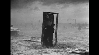 Miracle in Milan (1951) by Vittorio De Sica, Clip: Totò cheers up a frozen squatter girl with a door