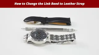 How to change from steel strap to leather strap