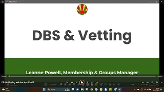 DBS & Vetting webinar April 2023