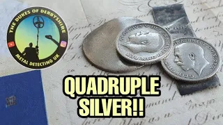 Quadruple Silver Coins & Artefacts Found Metal Detecting With The XP ORX Metal Detector