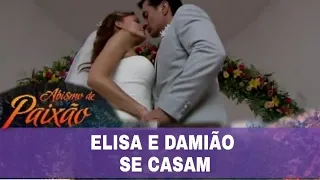 Abismo de Paixão - Elisa e Damião se casam